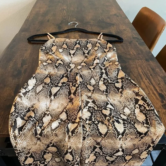 windsor snake print low back jumper size S - Picture 8 of 14